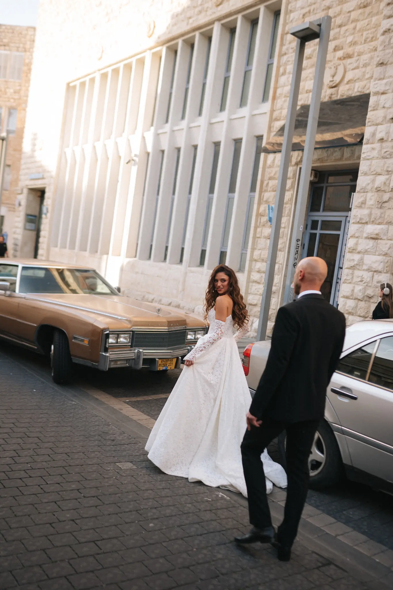 Haifa Wedding Photography: From Talpiot Market to the Hidden Location Beneath Yad LaBanim Bridge, photograph 5