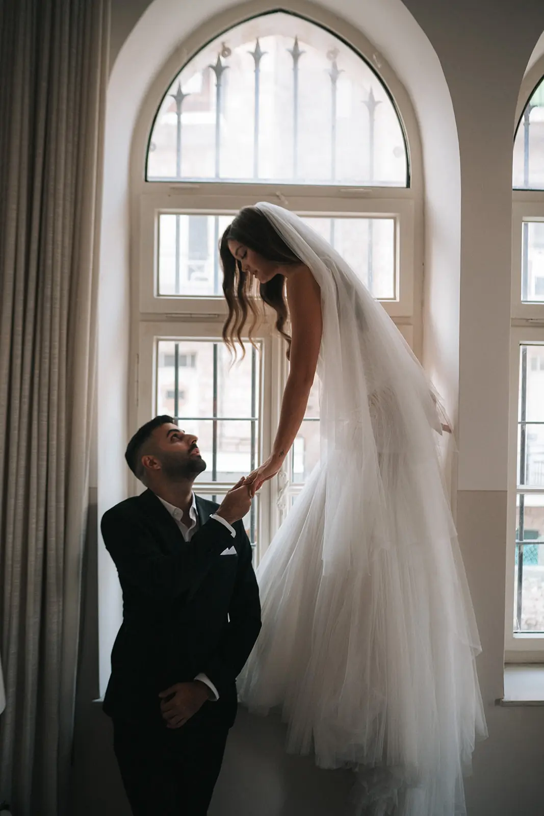 Haifa Wedding Photography: From Talpiot Market to the Hidden Location Beneath Yad LaBanim Bridge, photograph 12
