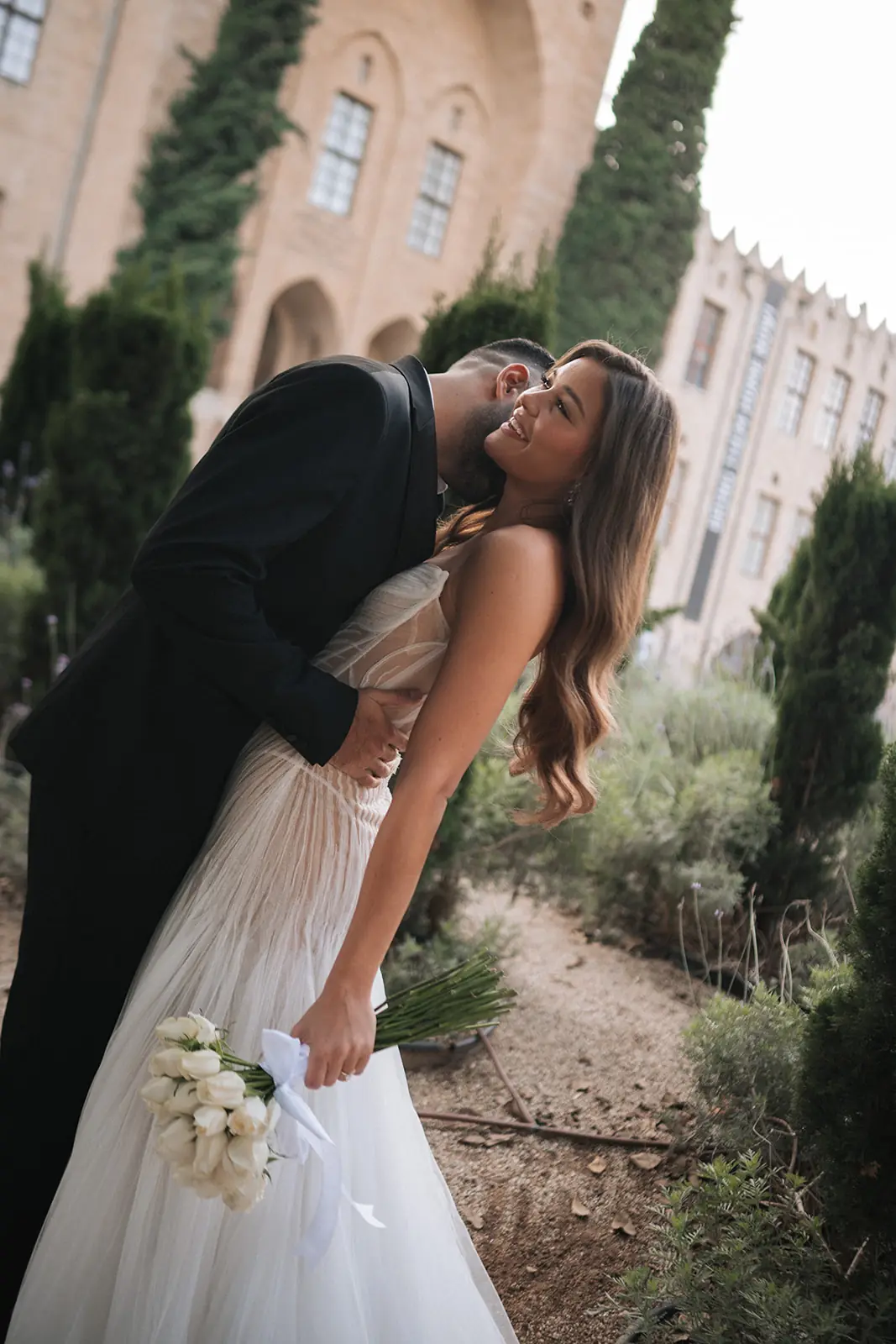 Haifa Wedding Photography: From Talpiot Market to the Hidden Location Beneath Yad LaBanim Bridge, photograph 15
