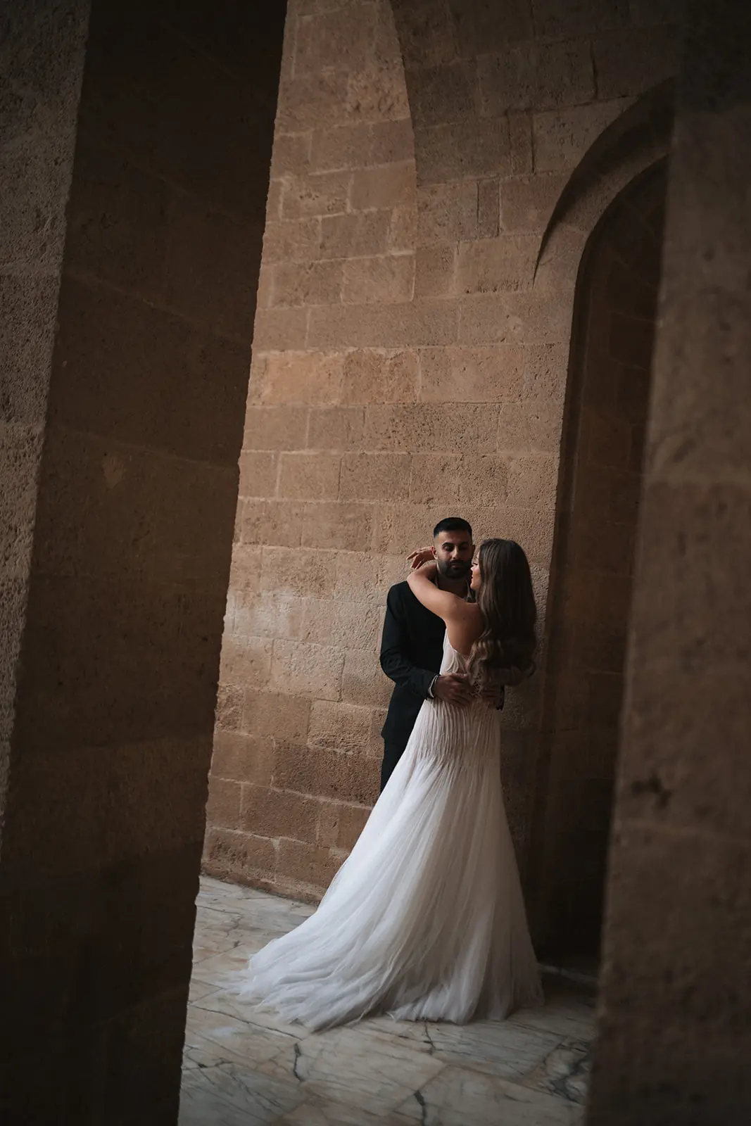 Haifa Wedding Photography: From Talpiot Market to the Hidden Location Beneath Yad LaBanim Bridge, photograph 17